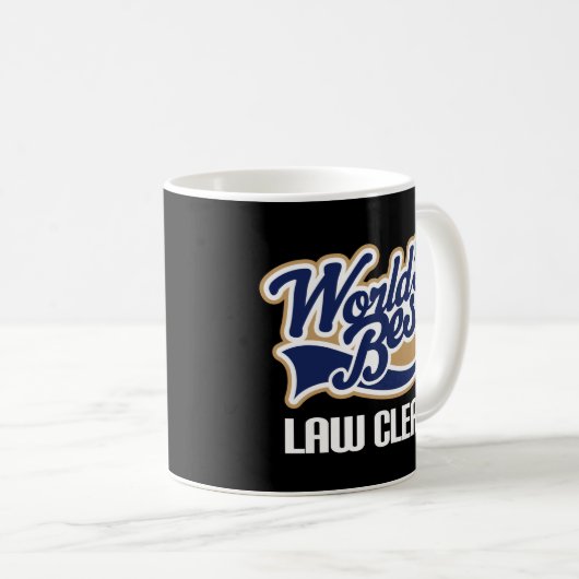 法務書記(世界のベスト)のためのギフトのアイディア コーヒーマグカップ (正面右)