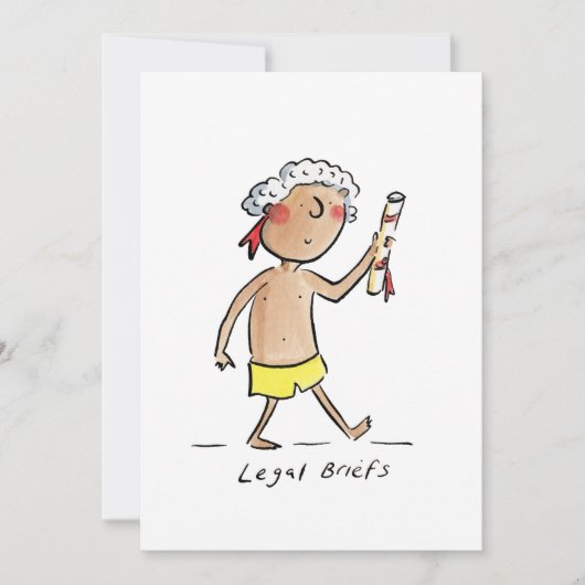 法務概要 招待状 (正面)