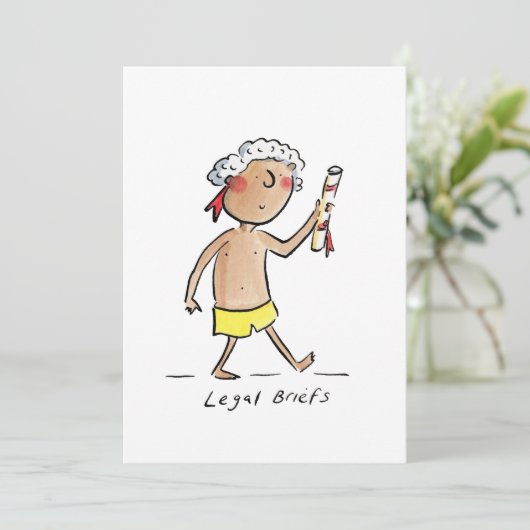 法務概要 招待状 (スタンド正面)