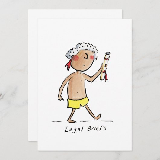 法務概要 招待状 (正面/裏面)