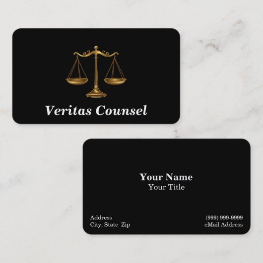 法務/弁護士/弁護士 名刺 (正面/裏面)