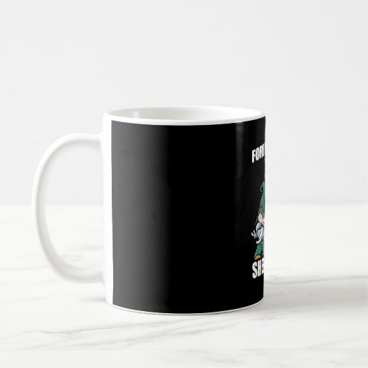 法医学おもしろいナース聖パトリックの日 コーヒーマグカップ (左)