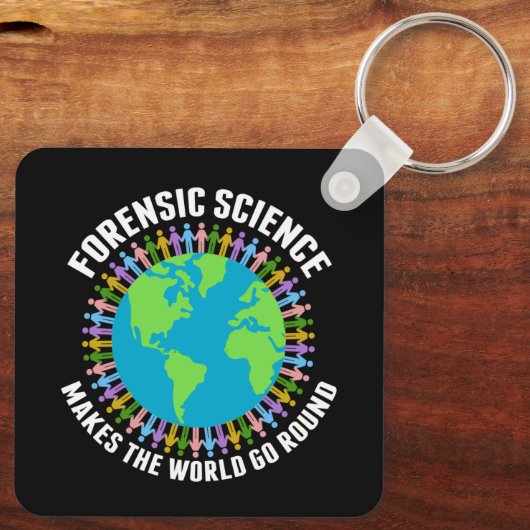 法医学が世界を動かす キーホルダー (裏面)