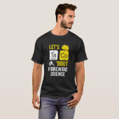 法医学についてタコに話そう Tシャツ (正面フル)