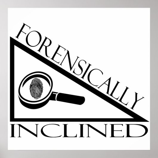 法医学の傾向がある ポスター (正面)