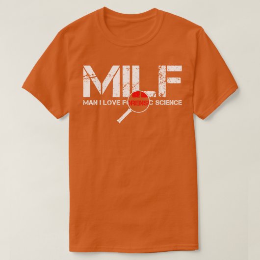 法医学の科学科学生が大好き Tシャツ (デザイン正面)
