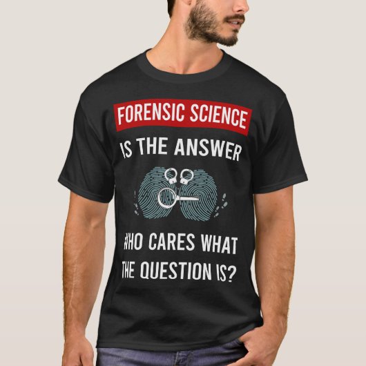 法医学の答え Tシャツ (正面)