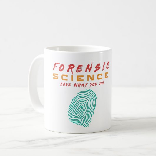 法医学は何をするのが好き – #lablifeコーヒー コーヒーマグカップ (正面左)