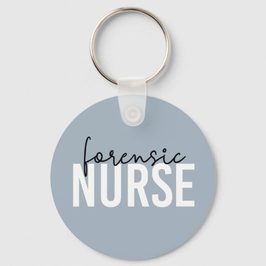 法医学ナース |法医学の看護ギフト キーホルダー (正面)