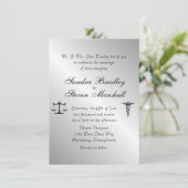 法医学ユニオン結婚式招待状 招待状 (スタンド正面)