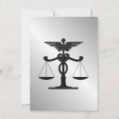 法医学ユニオン結婚式招待状 招待状 (裏面)