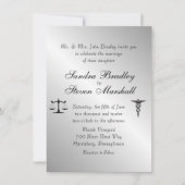 法医学ユニオン結婚式招待状 招待状 (正面)