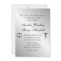 法医学ユニオン結婚式招待状