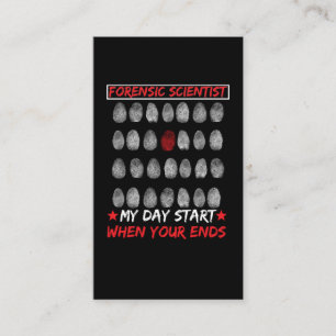 法医学指紋DNA探偵 名刺