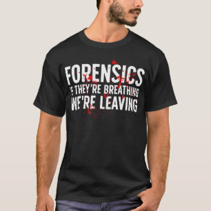 法医学捜査おもしろ法医学 Tシャツ