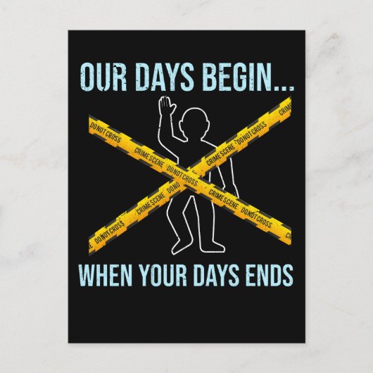 法医学探偵法医学科学者 ポストカード (正面)