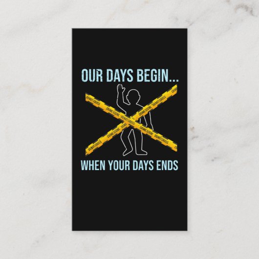 法医学探偵法医学科学者 名刺 (正面)