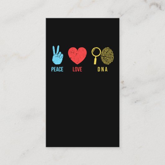 法医学犯罪学鑑識科学者 名刺 (正面)