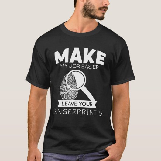 法医学的に自分の仕事離れを楽にする Tシャツ (正面)