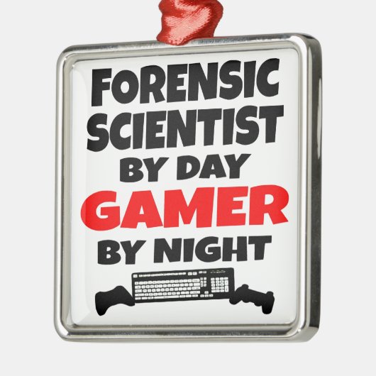 法医学者が遊のビデオゲームを愛 メタルオーナメント (左)