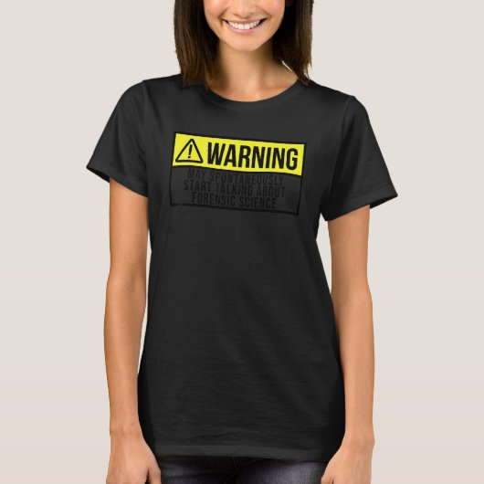 法医学者による法医学の話 Tシャツ (正面)