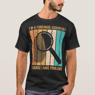 法医学者Iが問題証拠Techni Tシャツ