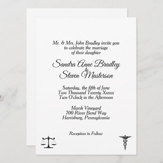 法医学連合 招待状 (正面/裏面)