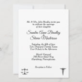 法医学連合 招待状 (正面)