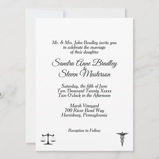 法医学連合 招待状 (正面)