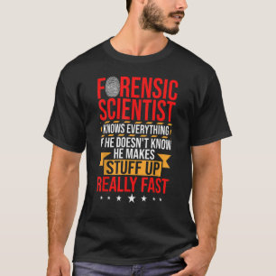 法医心理学フォレンジック探偵法医学Sc Tシャツ