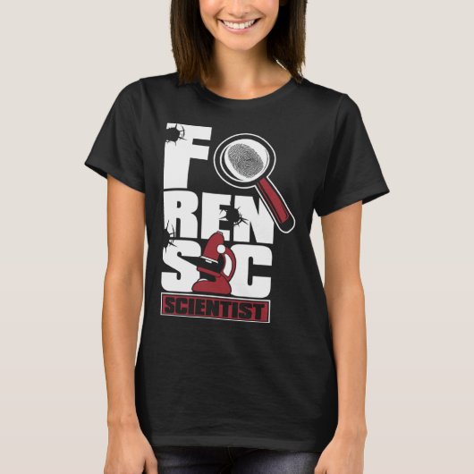 法医科学心理学Forensic Sci Tシャツ (正面)