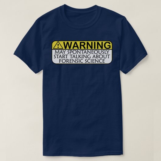 法医科学愛好者法医学 Tシャツ (デザイン正面)
