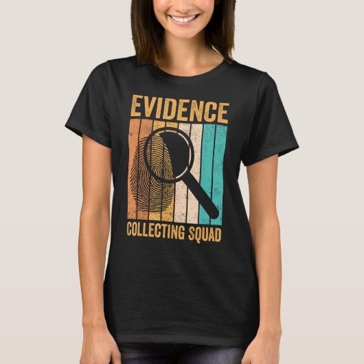 法医科学者証拠収集班 Tシャツ (正面)