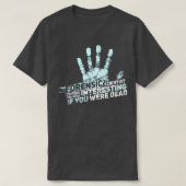 法医科学CSIギフト法医学者 Tシャツ (デザイン正面)