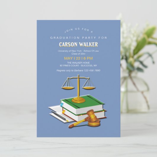 法司法卒業党 招待状 (スタンド正面)