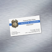 法執行カスタムロゴ・バッジ警察官 マグネット名刺 (インサイチュ)