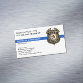 法執行カスタムロゴ・バッジ警察官 マグネット名刺 (インサイチュ)