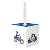 法執行クリスマスキューブオーナメント キューブオーナメント (裏面アングル)