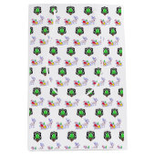 法執行クリスマスサンタ   ミディアムペーパーバッグ (正面)