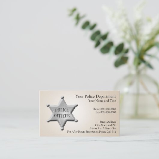 法執行名刺 名刺 (スタンド正面)