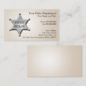 法執行名刺 名刺 (正面/裏面)