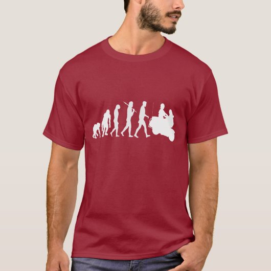 法執行官のオートバイのモーターバイク Tシャツ (正面)