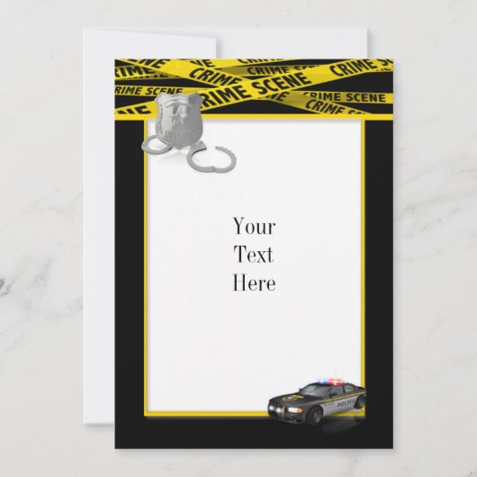 法執行招待状 招待状 (正面)