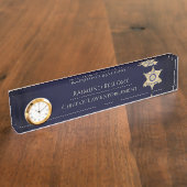 法執行机用ネームプレート デスクネームプレート (側面)