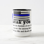 法執行機関 ツートーンマグカップ (中央)