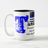 法執行機関 ツートーンマグカップ (左)