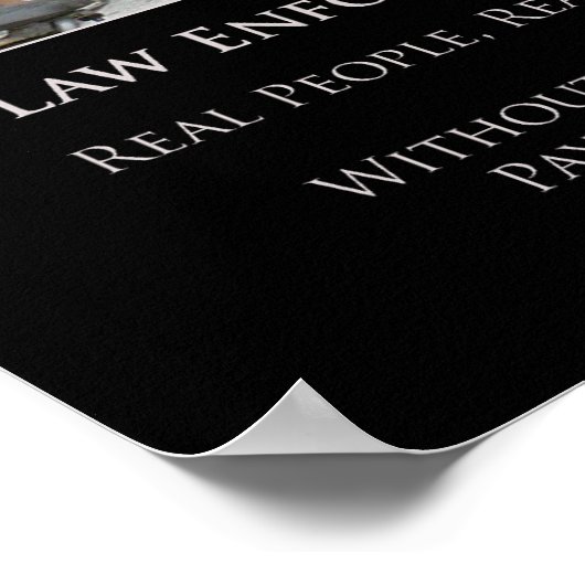 法執行機関 ポスター (角)