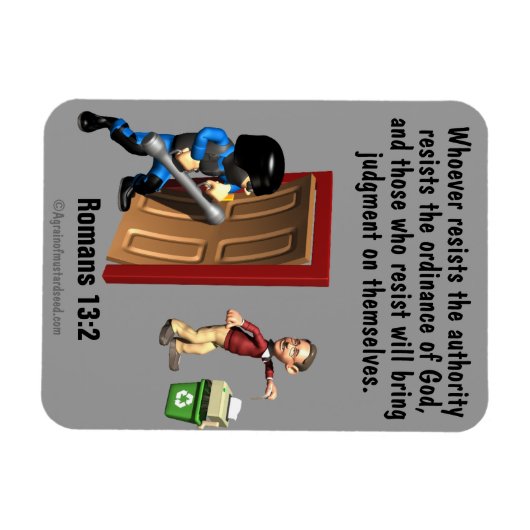 法執行機関 マグネット (横)