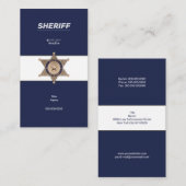 法執行機関 名刺 (正面/裏面)