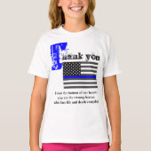 法執行法執行感謝 Tシャツ (正面)
